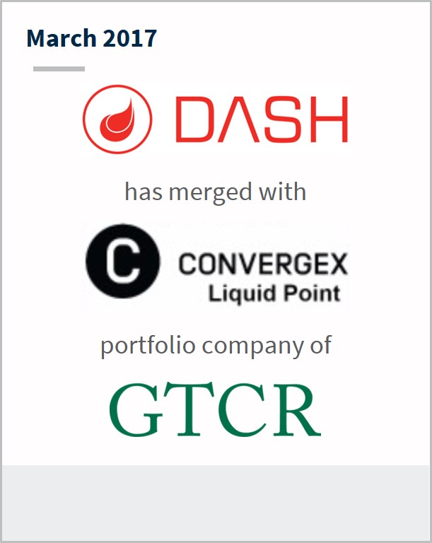March 2017 Dash Financial has merged with Convergex Liquid Point a portfolio company of GTCR