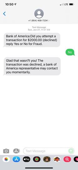 Scam example