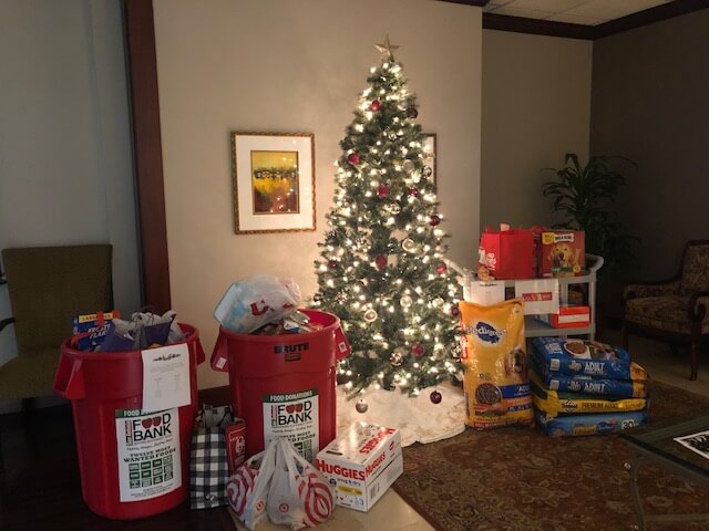Cantera Capital Partners 2019 holiday party and donation drive for SA Food Bank and Daisy Cares.
