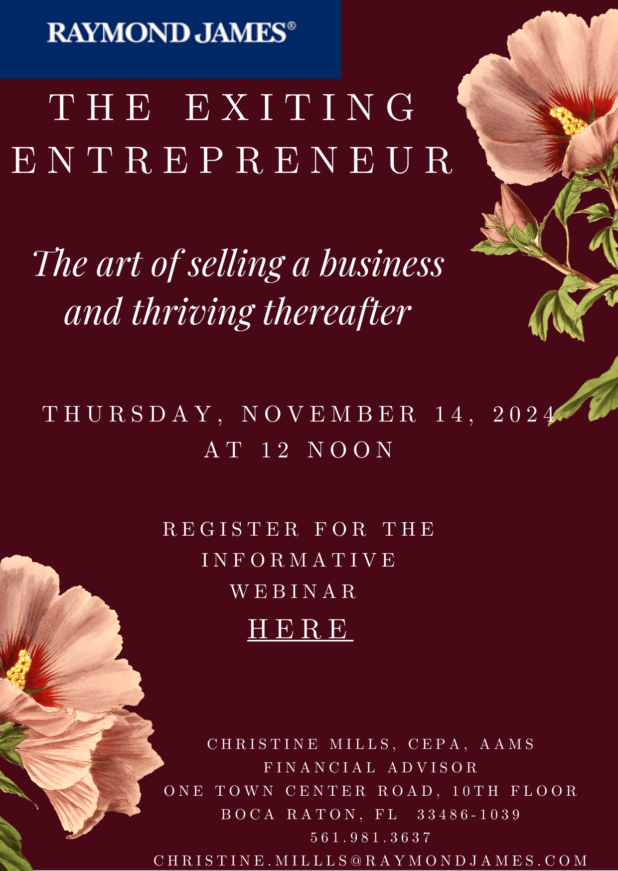 The Exiting Entrepreneur Poster