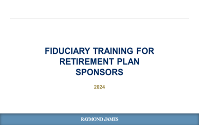 fiduciary training for retirement plan sponsors