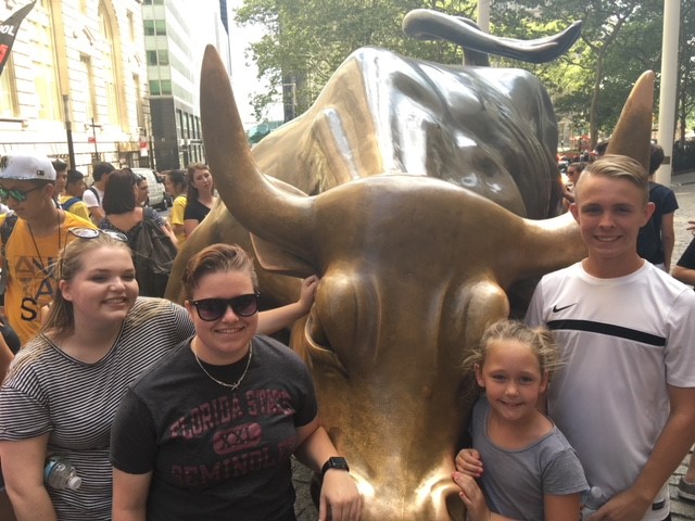 Kids with Bull