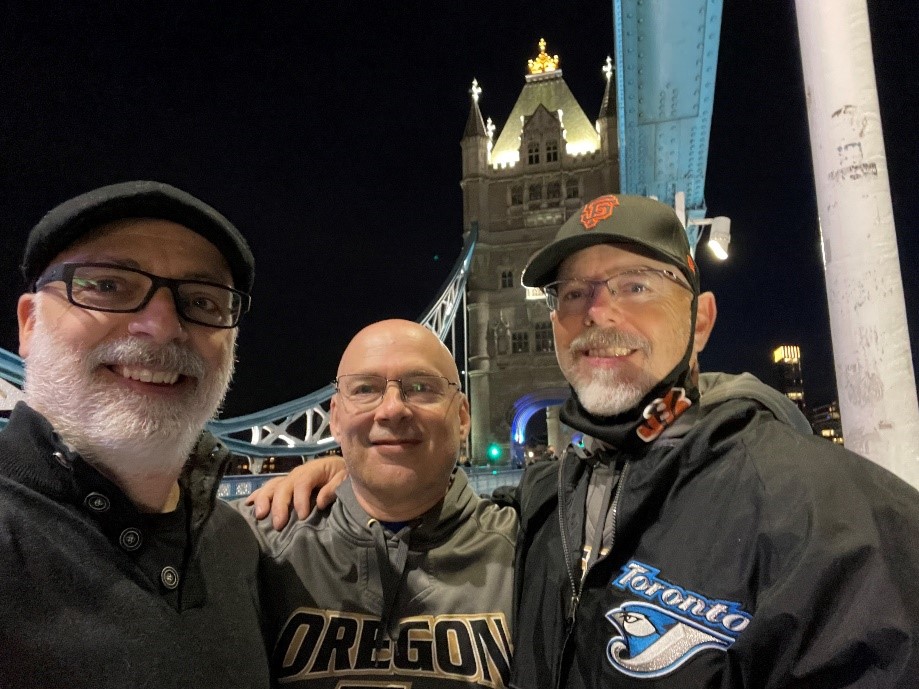 On the Tower Bridge. London.