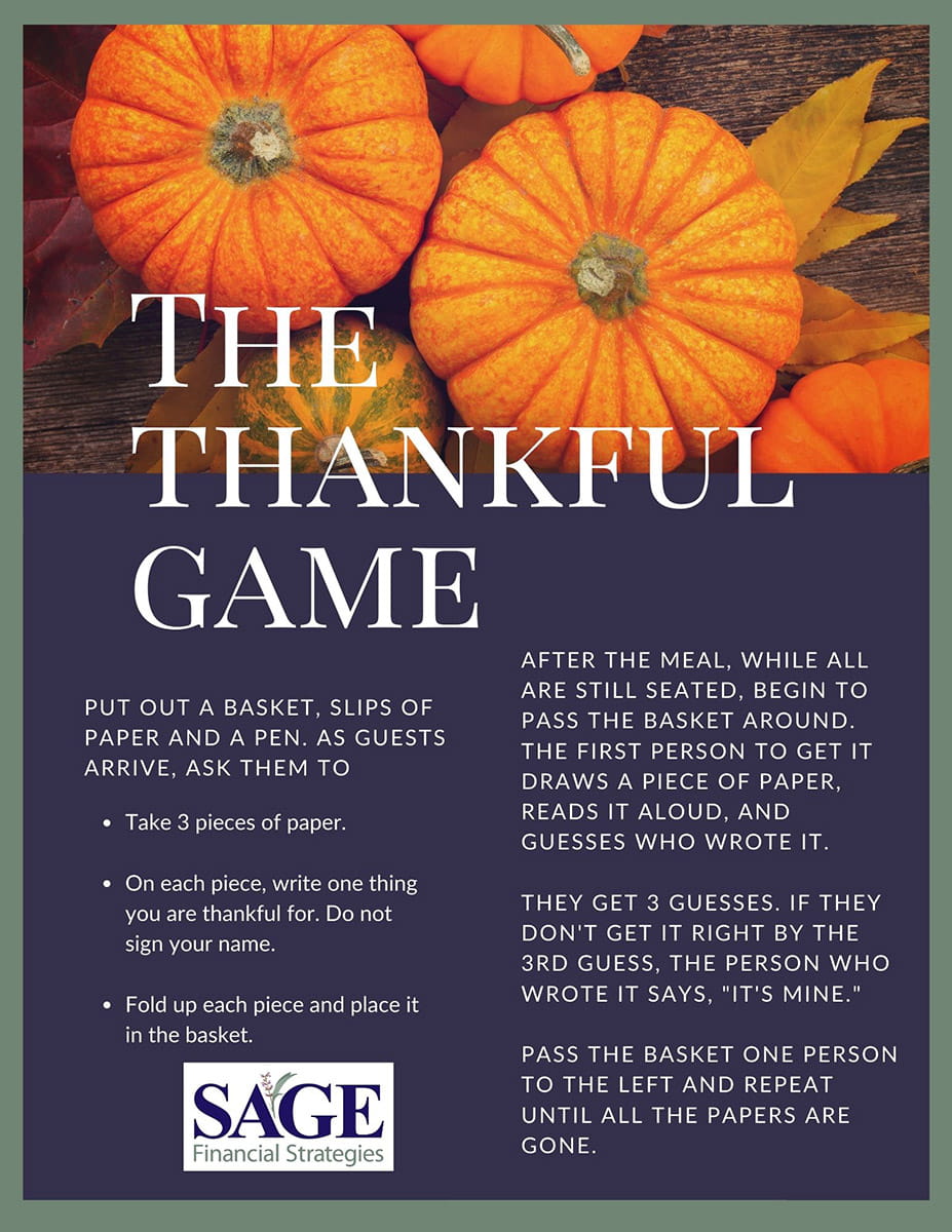 The Thankful Game
