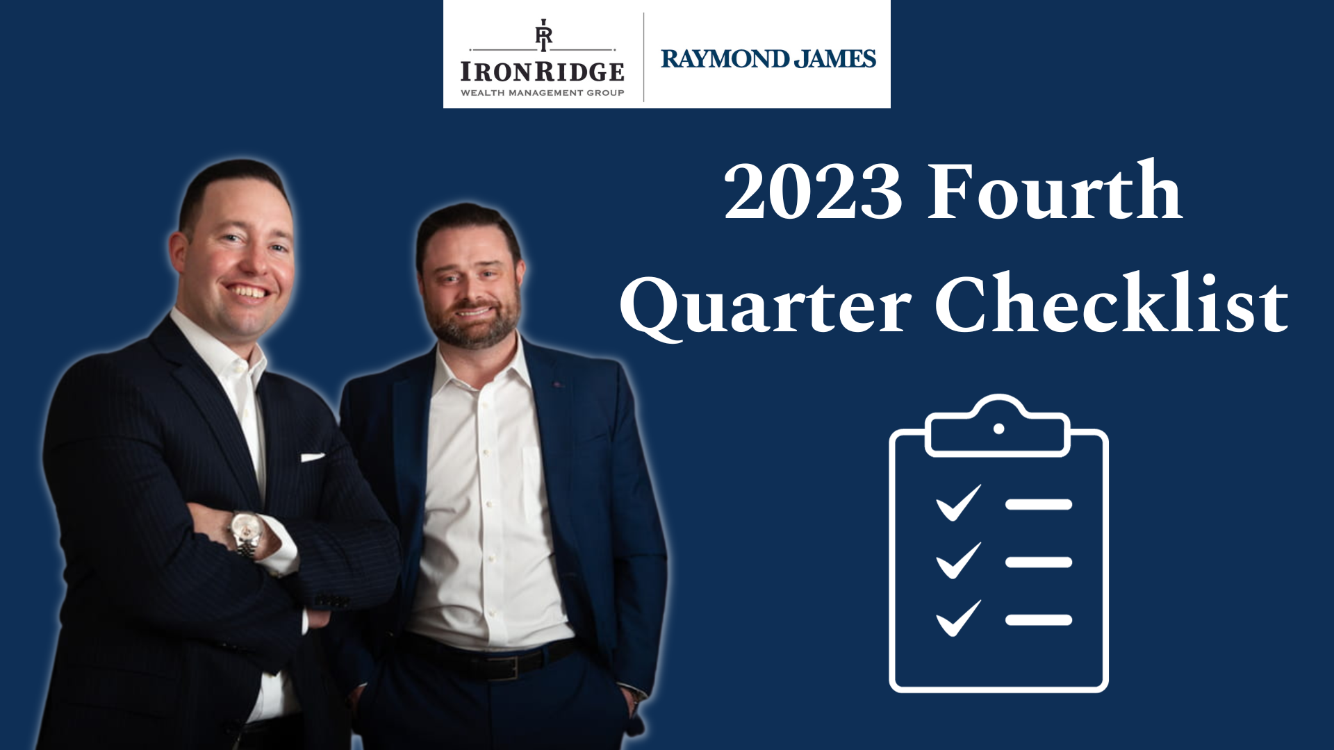 2023 Fourth Quarter Checklist