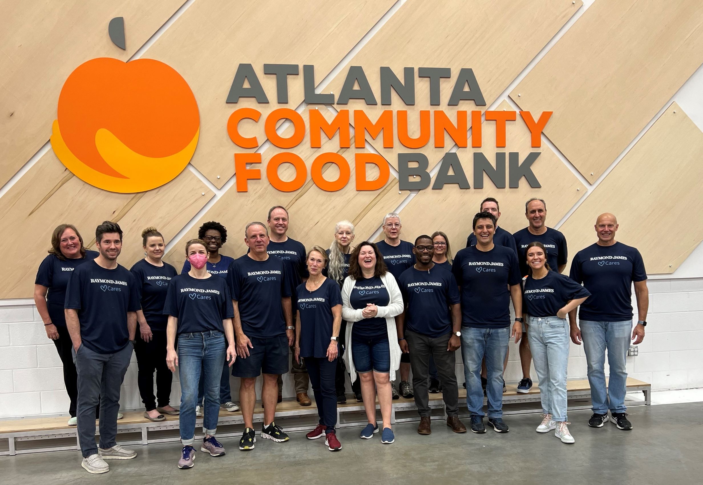 The Atlanta branch volunteered at the Atlanta Community Food Bank and their local American Red Cross.