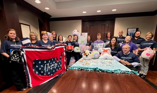 For RJ Cares Month 2023, our Jenkintown, PA Branch Associates supported OHAAT.org aka Beds for Kids and collecting the needs of bedding supplies for youths in the Greater Philadelphia area.