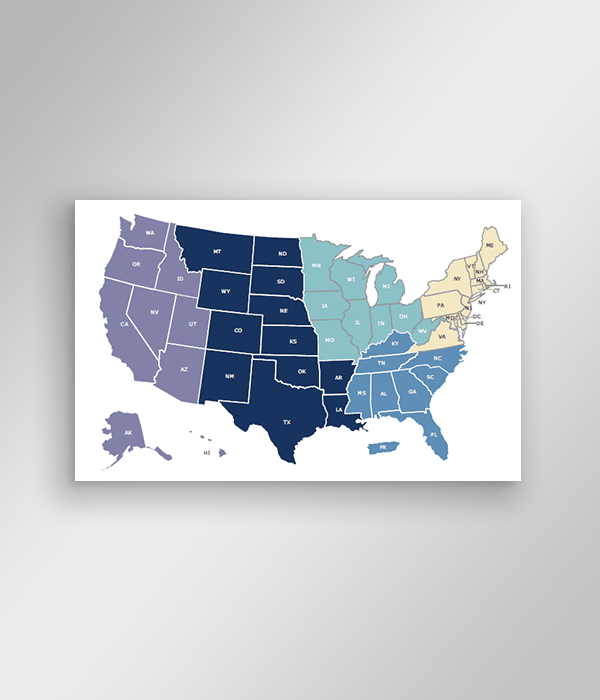 Independent Contractors Division (ICD) map