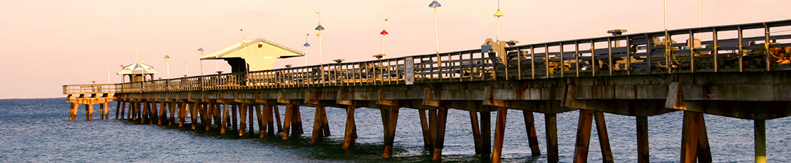 Anglin's Fishing Pier located in Broward County